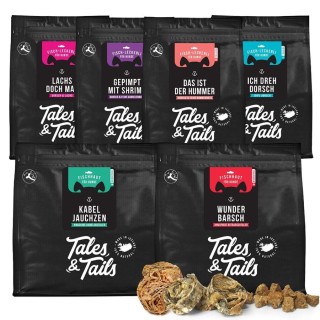 großer Fischmix - Leckerli & Snacks für Hunde - Kauen und Trainieren mit Fisch - 100% Fisch