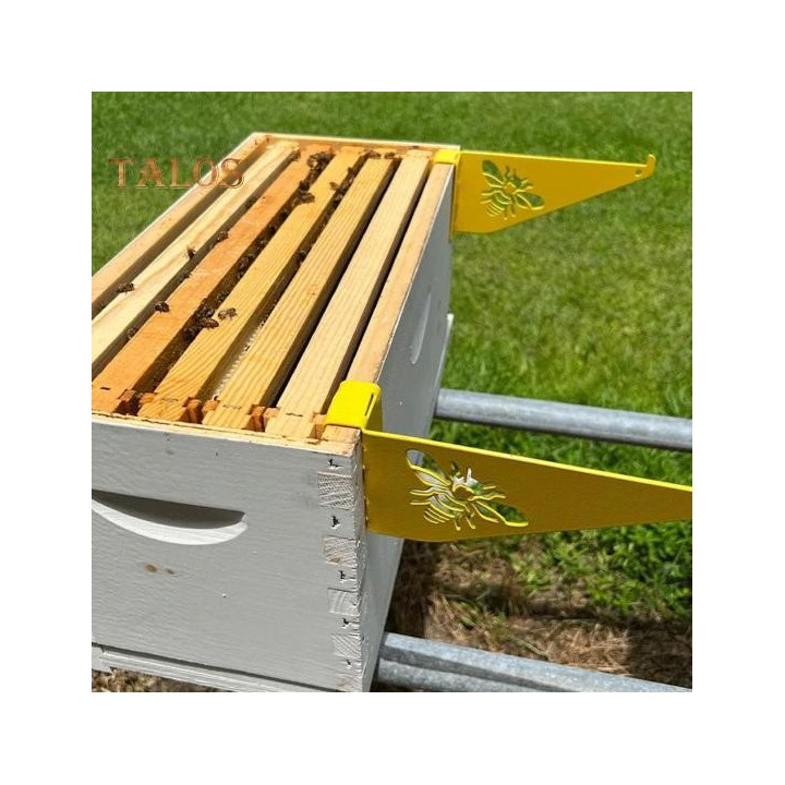 2 Stück Bienenstock-Inspektionsständer, Bienenstock-Rahmenhalter, Edelstahl-Bienenstock-Sitzstangenunterstützung, Bienenstock