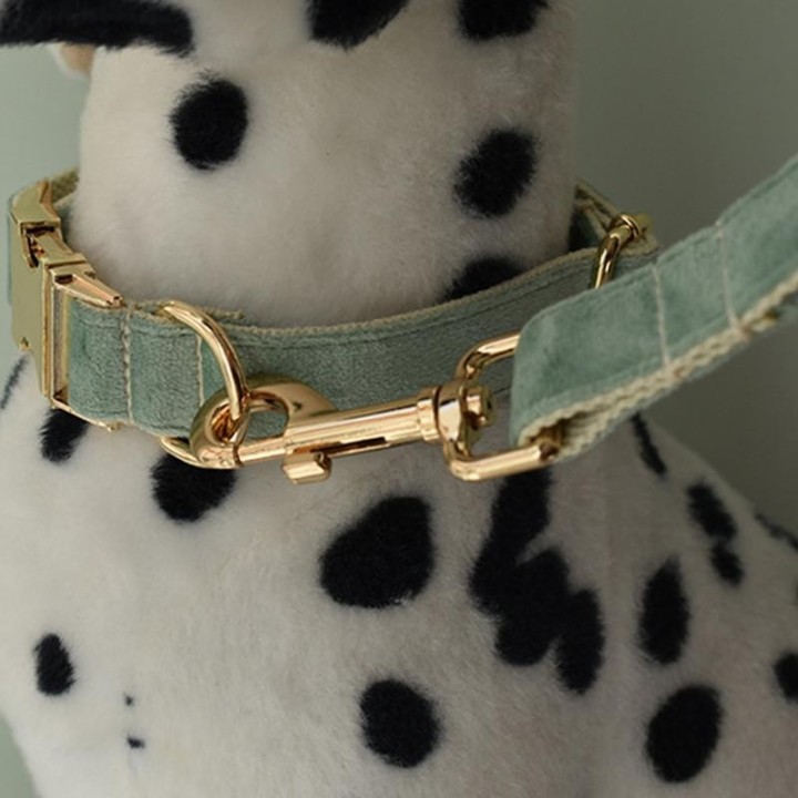 Luxuriöses Hundehalsband aus Nylon mit Fliege, goldene Metallschnallen für Katzen und kleine Hunde, Chihuahua, verstellbar, H