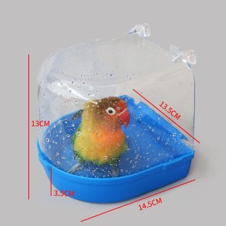 Neu Haustier Vogel Bad Box Papagei Badewanne Käfig Zubehör für Sittich Kanarienvogel Conure Vögel Zubehör Papagei Bad Pigeonc