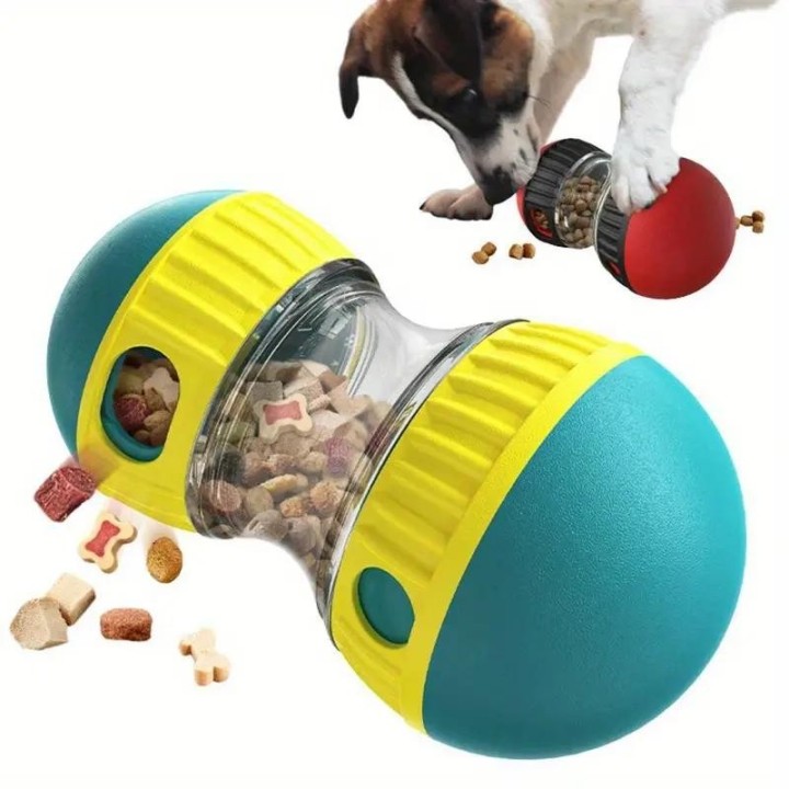 Hundespielzeug Tumbler Leckage Ball Elliptische Bahn Rolling Ball Langsame Fütterung Schützt den Magen Steigert die Intellige