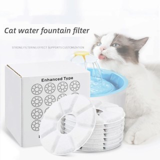 Ersatzfilter für Trinkbrunnen für Katzen und Hunde, Aktivkohlefilter, 4/8/12 Stück, Trinkbrunnen, Spender, Futterspender