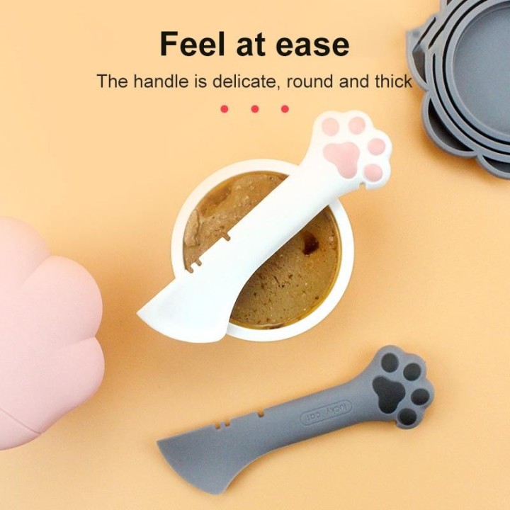 Multifunktions Pet Dosen Löffel Jar Opener Welpen Fütterung Mischen Nass Trocken Scoop Katze Hund Zubehör Feeder Schaufel Hau
