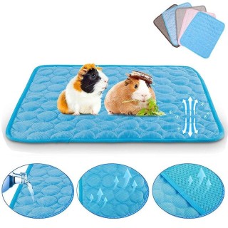 Sommer Kühlmatte Meerschweinchen Käfigeinlagen Kleintier Kühlmatte Atmungsaktive Hamster Pee Pad für Kaninchen Chinchilla Ige