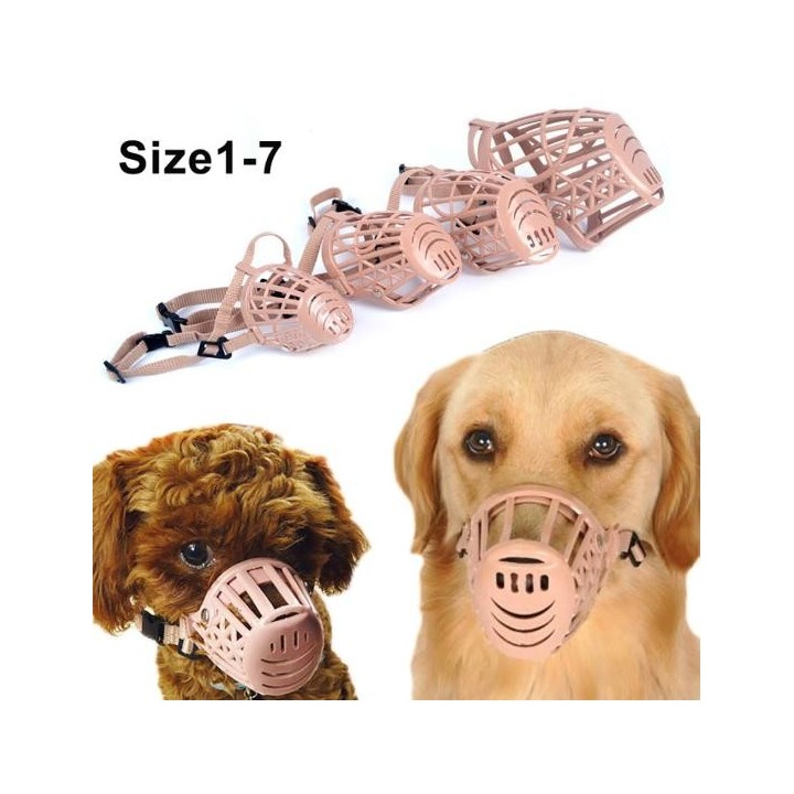 Leicht zu tragender, langlebiger, ausgezeichneter vielseitiger, gemütlicher Maulkorb für Hunde gegen Bellen 2
