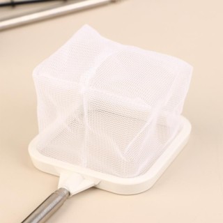 Angelkescher, rostfrei, korrosionsbeständig, tragbar, Teleskop-Fischernetz aus Edelstahl, Zubehör für Aquarien schwarz