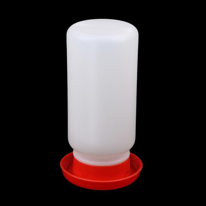 Verdickter Geflügel-Futter- und Trinker, Wasser-Lebensmittelspender, automatischer Hühner-/Vögel-/Küken-Tränke, Fütterungseim