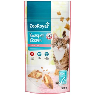 ZooRoyal Knusperkissen mit ASC Lachs 100 g