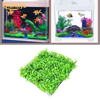Künstliche Emulational Rasen Aquarium Aquarium Kunststoff Pflanze Dekor Home Hotel Schönes Haustier grün
