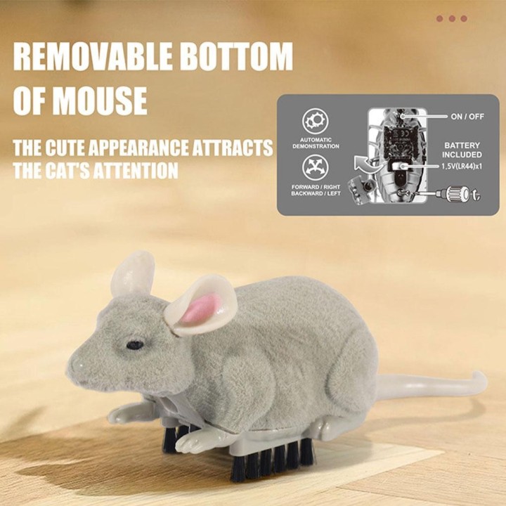 Elektrisches Mausspielzeug, Katzenspiel, Plüschmaus, Haustier-Interaktionsspielzeug, Ratten-Katzenspielzeug, interaktives Spi