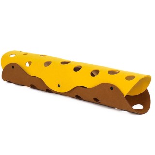 Katzentunnel aus Filz, abriebfest, interaktiv, zusammenklappbar, universelles Katzentunnel-Röhrenspielzeug für Katzen