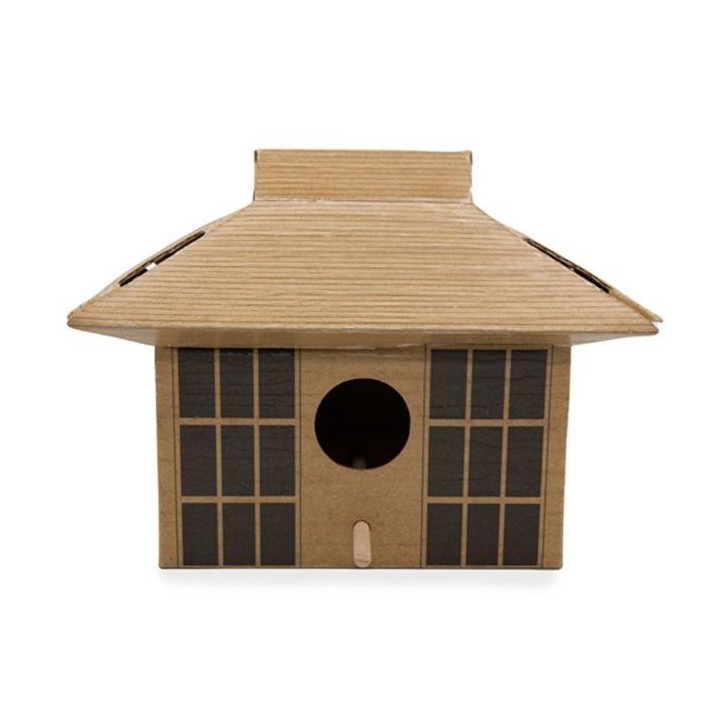 Vogelhaus - DIY - Braun - Wasserfest - Kleine Größe - Japanisches Haus
