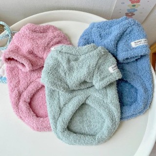 Hundepullover für kleine Hunde, Winter, warm, einfarbig, Haustierpullover für kleine, mittelgroße Hunde, Dackel, Welpenkleidu