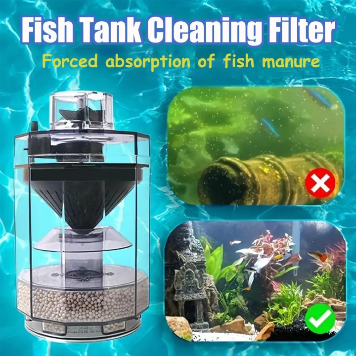 Fischhocker-Absaugsammler, Aquariumfilter, Aquariumbehälter, vollautomatischer Fischkot-Absaugabscheider