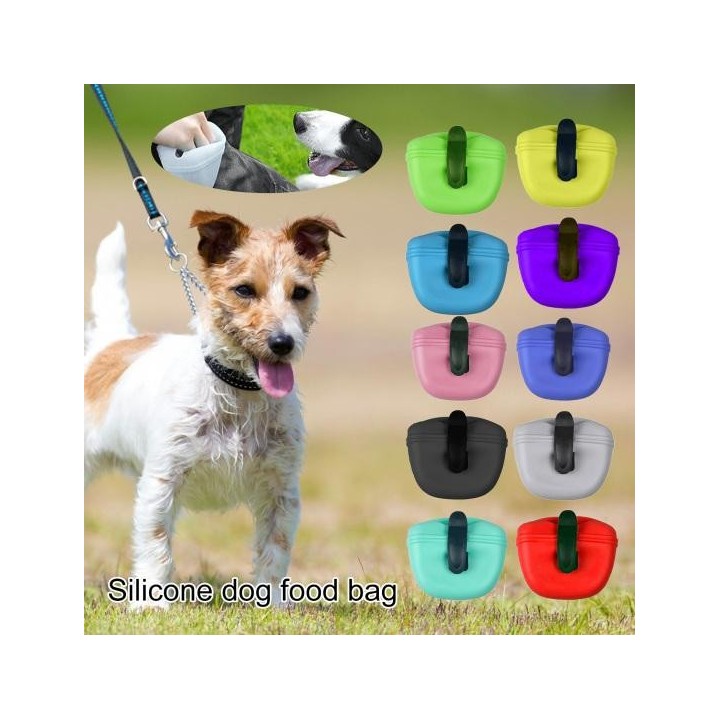 650 ml Leckerlibeutel für Hunde, Verschluss an der Taille mit magnetischer Kapazität, Mehrzweck-Clip, für große Haustiere, tr