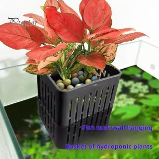 1/2/3/5/10 Stück Aquarium-Pflanzenhalter, Hängetopf für Aquarien, mit Haken, Kunststoff-Wasserpflanzenbecher für Aquascape-De