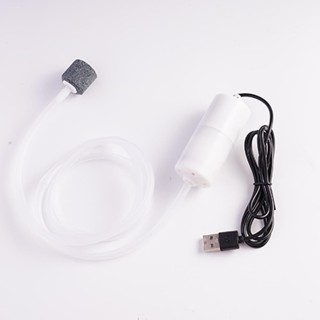 Aquarium USB-Luftpumpe Aquarium Leiser Luftkompressor Aquarium Tragbarer Mini-Oxygenator Sauerstoffbelüfter Aquarium-Luftpump