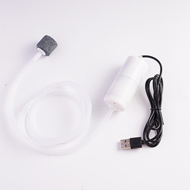 Aquarium USB-Luftpumpe Aquarium Leiser Luftkompressor Aquarium Tragbarer Mini-Oxygenator Sauerstoffbelüfter Aquarium-Luftpump