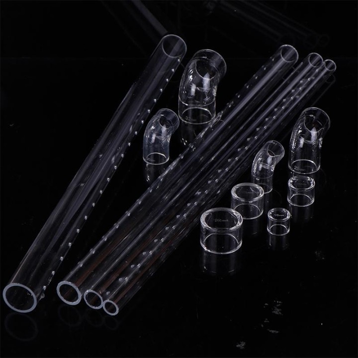 Aquarium Filter Regen Spray Bar Abflussrohr Transparent Acryl Regen Dusche Outlet Tube Kit Fisch Tank Externe Filter Accessri