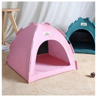 Katzenzelt, Höhlenhaus, Katzenbett, Höhlenbett, Hundehütte, Bett, Ganzjahresgebrauch, mit nicht verformbarem Rahmen aus elast