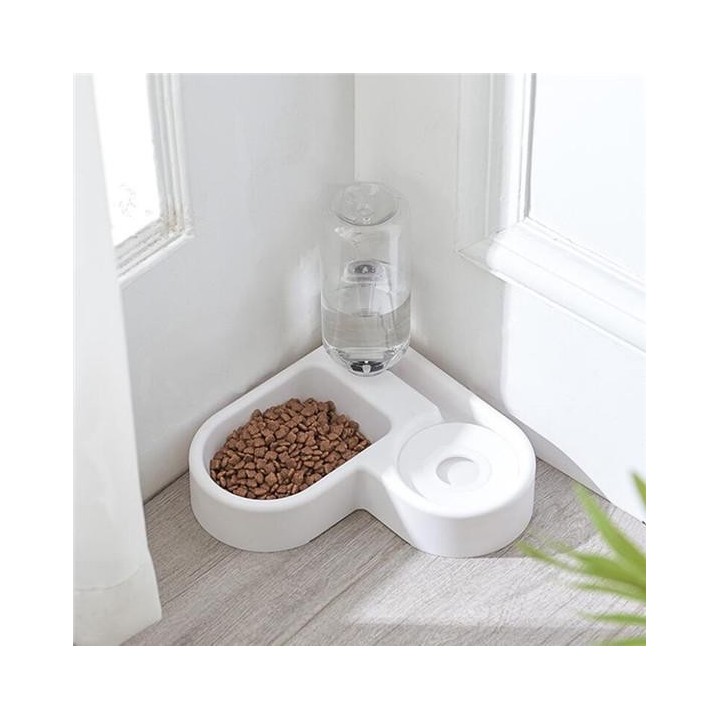 Haustier Katze Futternapf Hund Automatische Doppel Wassernäpfe Wand Futter Ecke Platz Sparen Katzen Flasche Trinken Kätzchen
