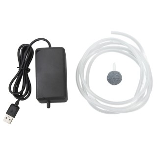 Sauerstoff-Luftpumpe für Aquarien, hocheffiziente Sauerstoffversorgung, IP65, wasserdicht, tragbar, kleines Aquarium, leise