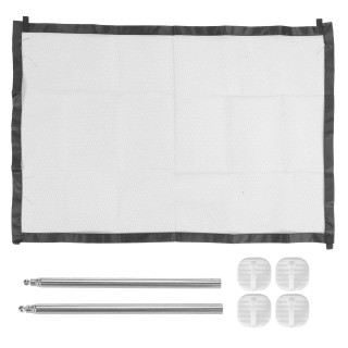 Mesh-Hundetor Punch Free Pet Safety Gate Baby Gates für Treppen, Türen, Flure, Haus, Innen Small