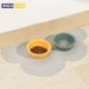 Futtermatte für Haustiere für Katzen und Hunde, rutschfest, wasserdicht, auslaufendes Futter, leicht zu reinigen, Silikon-Tis
