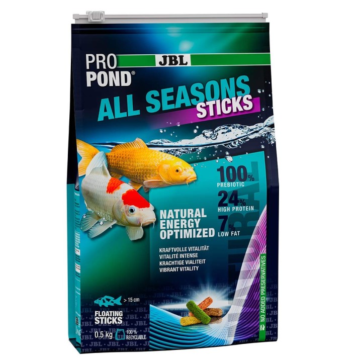 JBL ProPond All Seasons Sticks Ganzjahresfutter 500g