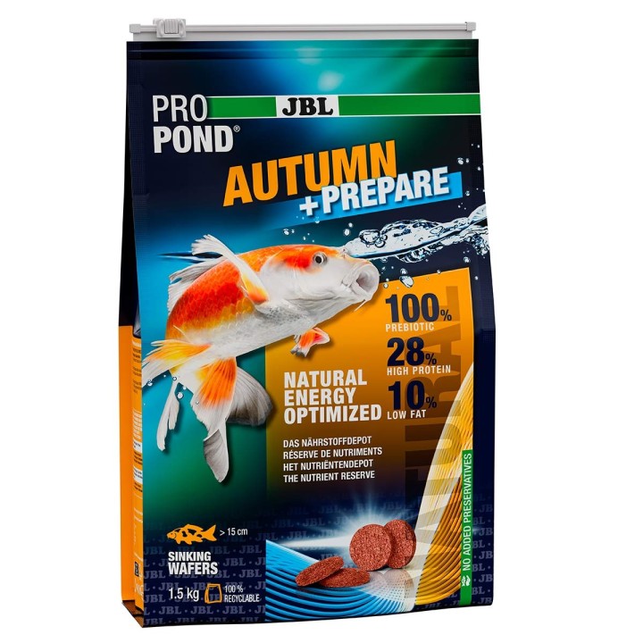 JBL ProPond Autumn + Prepare Wafers Herbstfutter 1,5kg