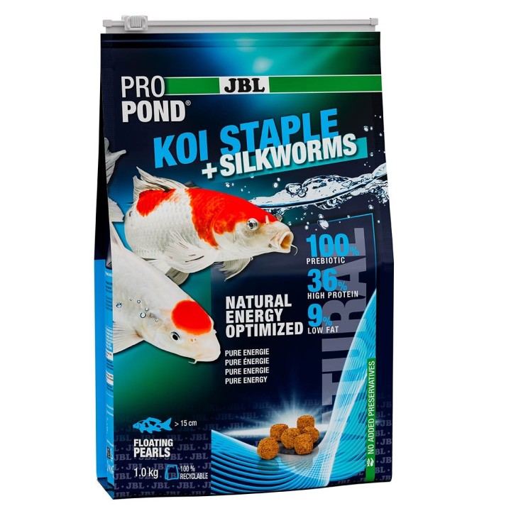 JBL ProPond Koi Staple + Silkworms Pearls 1kg