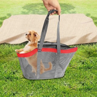Tragetasche für Haustiere, Hundetasche, Katzentragetasche, Haustierhandtasche, atmungsaktives Mesh-Design für kleine Hunde un