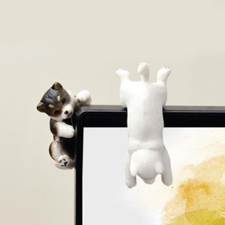 Aquarium Ornament Aquarium Anhänger Realistische Langlebig Cartoon Hund Hängende Dekoration Für Home Landschaft 3