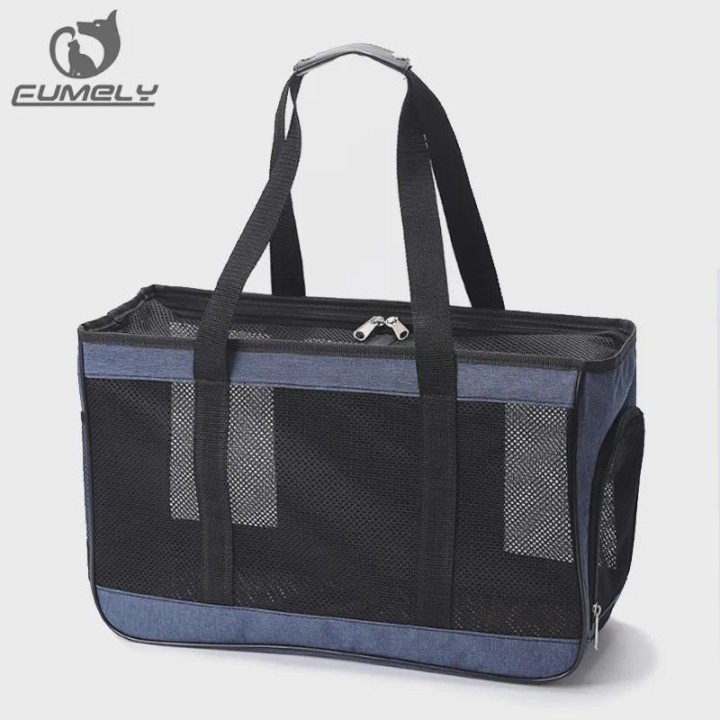 Rundum atmungsaktiver Haustier-Rucksack: Tragbare Transportbox für Katzen und Hunde Medium: 45*18*29cm rosa