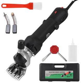 Schafschere Elektrische Clippers 690W Professionelle Bauernhof Vieh Schermaschine 6 Geschwindigkeit Druck EU plug schwarz