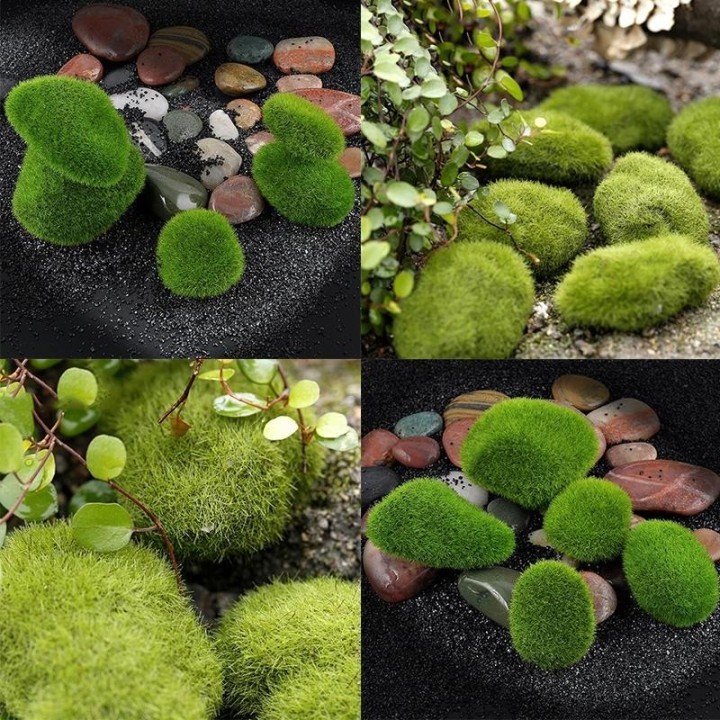 Marimo Moss Balls Kunstrasen Stein Turf Mini Fairy Garden Micro Terrarium S