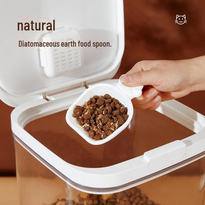 Pet Claw Kieselgur-Feuchtigkeitsbeständiger Löffel für Katzen- und Hundefutter Cat's Paw Diatomaceous Earth Drying Spoon