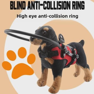 Antikollisionsring für Haustiere für kleine und mittelgroße blinde Hunde – Schutzhülle für den Führungskreis