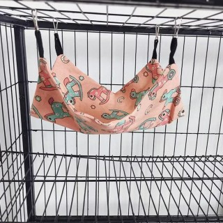 Hängematte für Haustiere, Baumwolle, für Hamster, Mäuse, zum Aufhängen, für kleine Haustiere, Hamster, Kaninchen, doppellagig