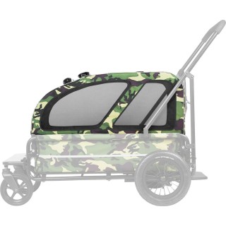 AirBuggy für Haustiertransportwagen, Dachteil separat erhältlich, Pflege großer Hunde und mehrerer Hunde, Camouflage Only/AD3