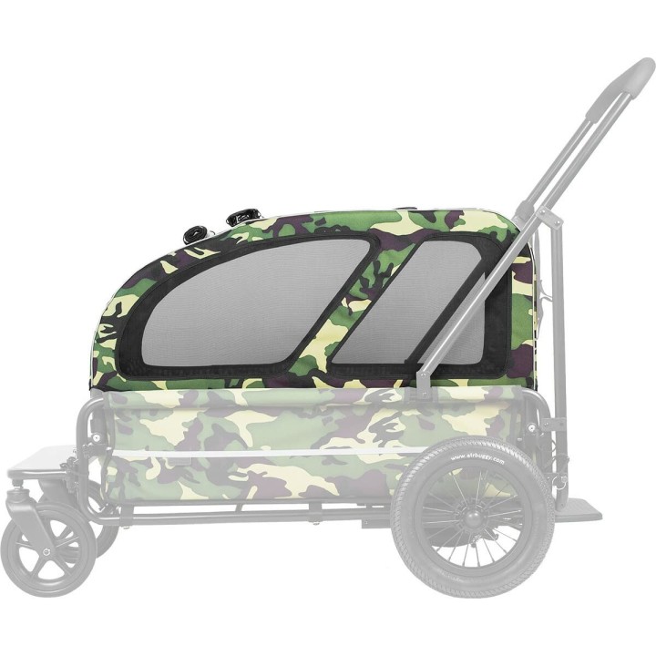 AirBuggy für Haustiertransportwagen, Dachteil separat erhältlich, Pflege großer Hunde und mehrerer Hunde, Camouflage Only/AD3