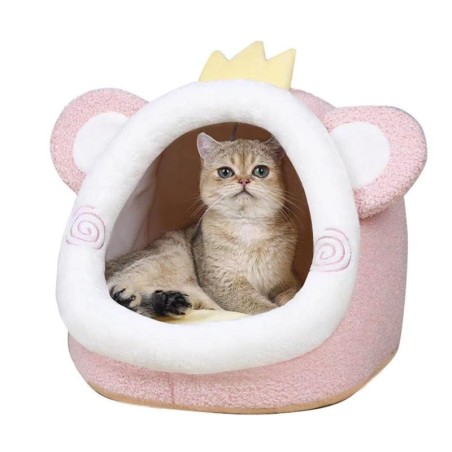 Katzenunterlage, Bett, süß, weich, warm, Haustierkorb, gemütliches Kätzchen-Liegekissen, Haustierhauszelt, kleine Hundematte