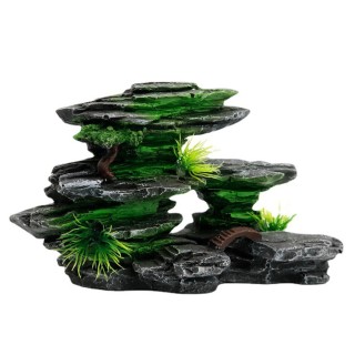 Verrottete Eimerwracks, versunkenes Holz, Garnelenhaus, Schutzhaus, Kunstharzhandwerk, Fischtankdekoration, Aquariumlandschaf