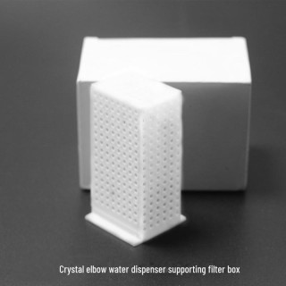 Filter für Haustierwasserspender 1 white filter box weiß