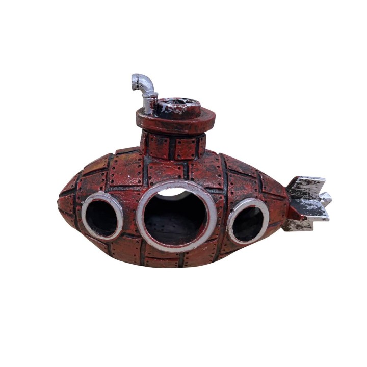 Verrottete Eimerwracks, versunkenes Holz, Garnelenhaus, Schutzhaus, Kunstharzhandwerk, Fischtankdekoration, Aquariumlandschaf