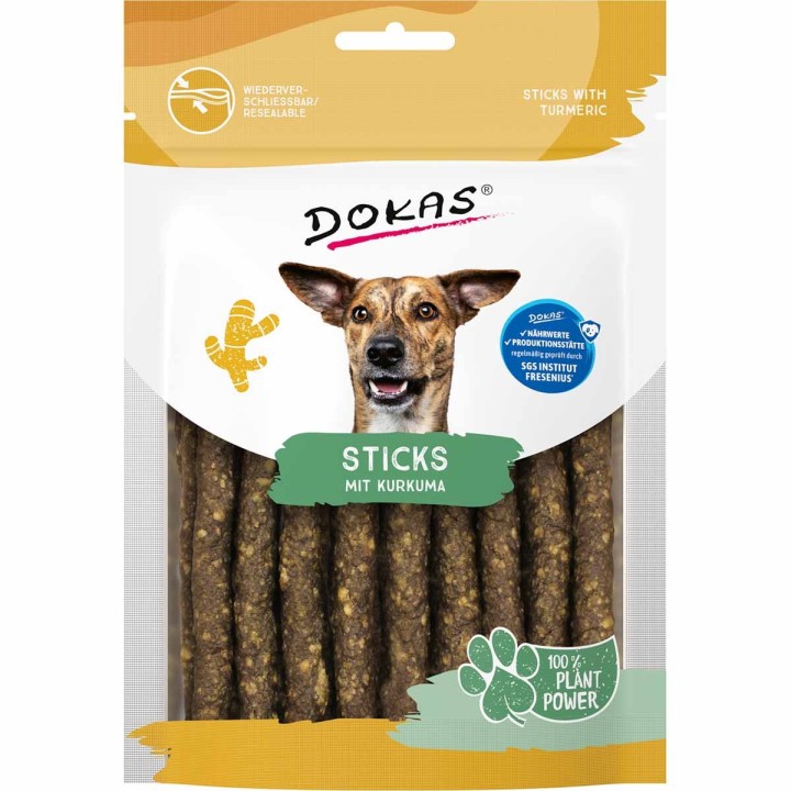 Dokas Sticks mit Kurkuma 105g