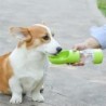 Benutzerdefinierter Sport-Begleitbecher für Haustiere Transparenter Katzenfutterbecher aus Kunststoff Tragbare Wasserflasche
