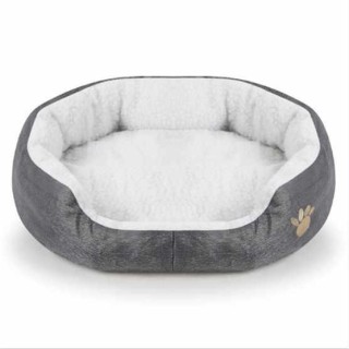 50 * 40 cm weiches Fleece-Katzenhaus, Winter-Hundebett, Welpenmatte, warmes Haustierbett, P für kleine Haustiere kaffeebraun