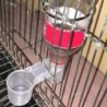 1 Stücke Kunststoff Haustier Vogel Trinker Feeder Wasserflasche Tasse für Huhn Taube one size