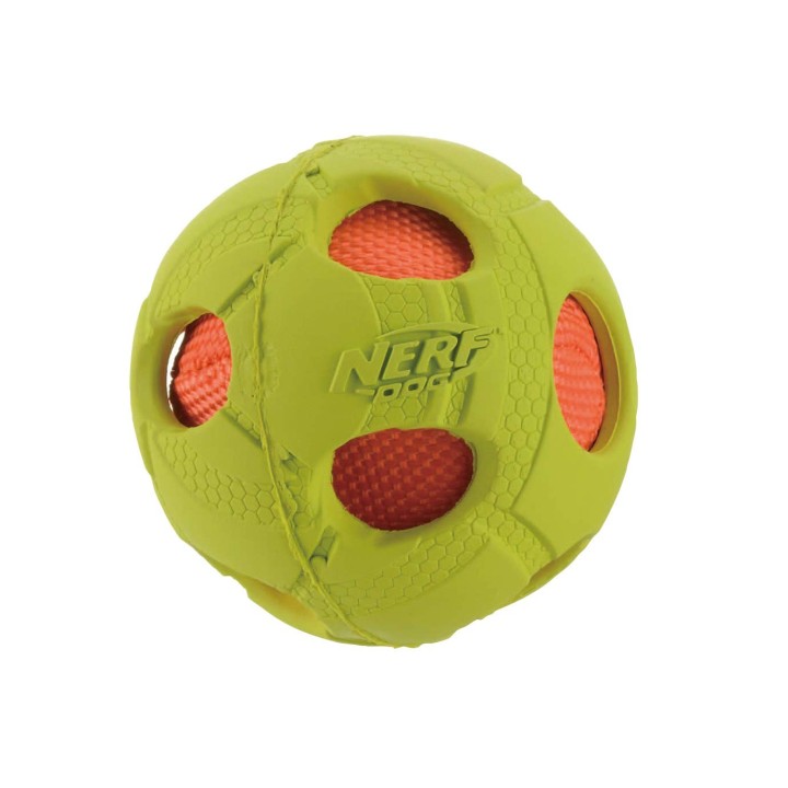 Richell Hundespielzeug Nerf Dog Round Crunch Ball 2.5i